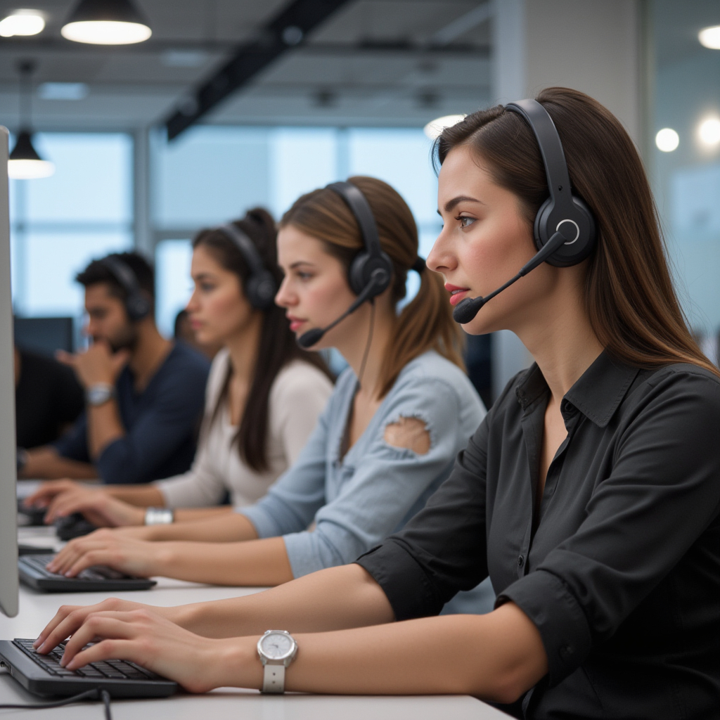 Cold calling team